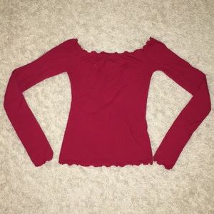 Off-the-shoulder women’s blouse